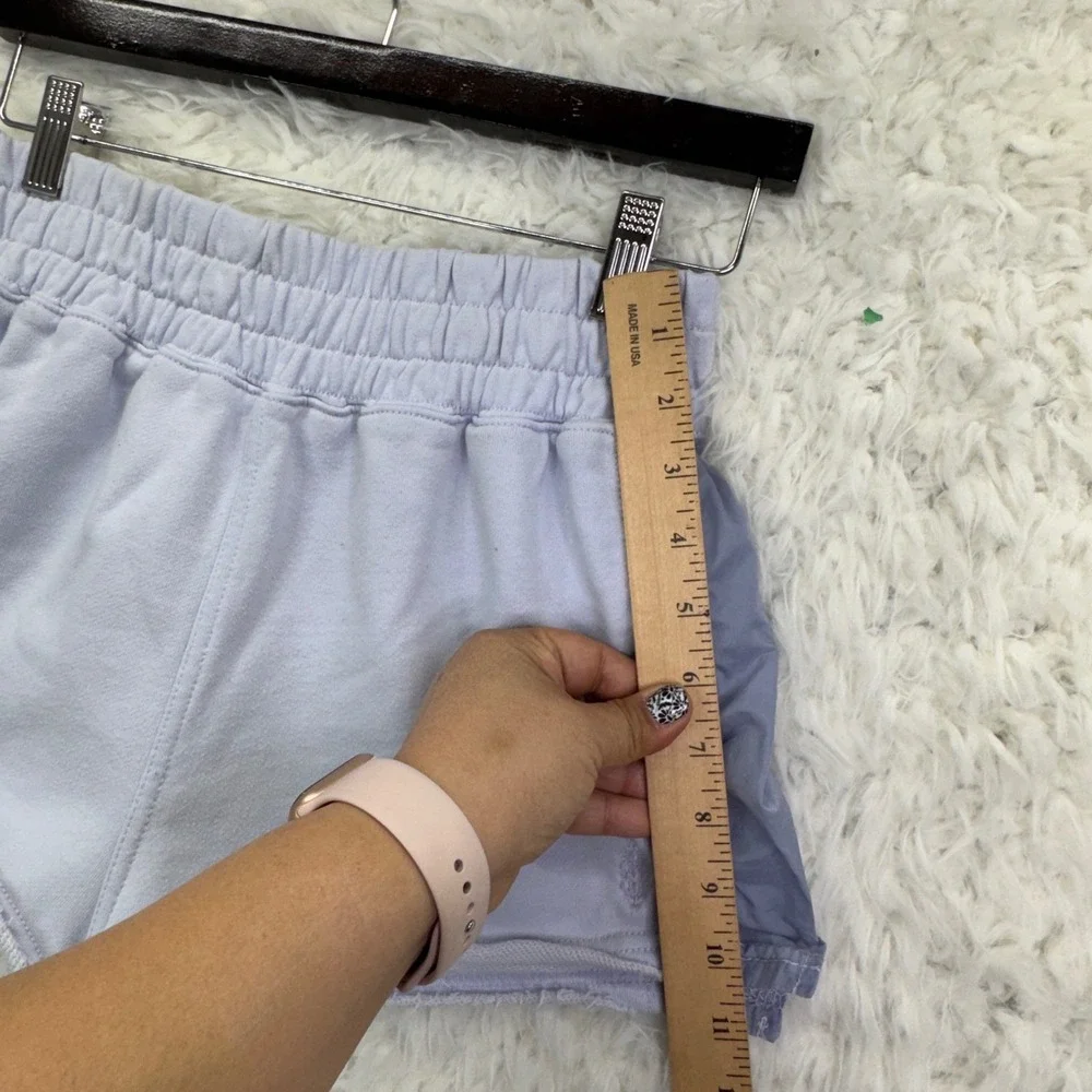 Free People Movement Shorts‎ S Purple Mixed Media Athletic Gym Athleisure